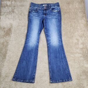 BKE Jeans Womens 29 x 31.5 Payton Universal Fit Bootcut Mid Rise Whiskered B082